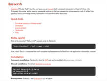 Tablet Screenshot of hackersh.org